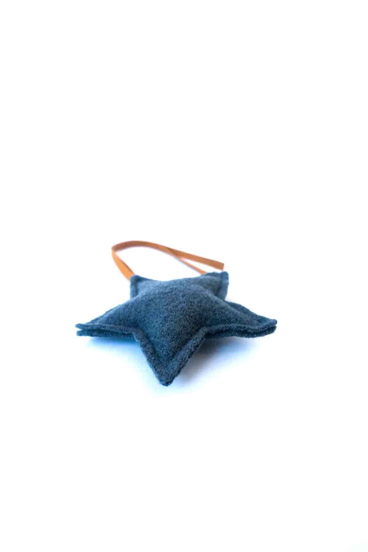 Kleines Sternkissen aus Wollwalk – dekoratives Wohnaccessoire für Babyzimmer, Kinderzimmer & Zuhause